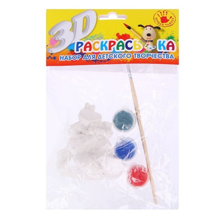 Гипсовая игрушка - раскраска «Ёлка с подарками»-3