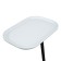 Baste Sustainable table, 406 × 278 × 550 mm, gray / black color