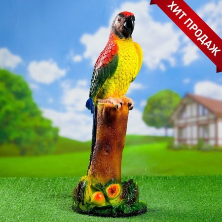 Garden figure "Parrot" Big GIPS 20x14x53cm