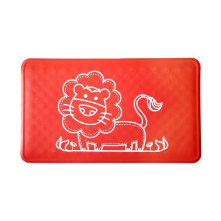 Roxy-Kids anti-slip rubber rug for bathtubs, 34x58 cm, red color-8