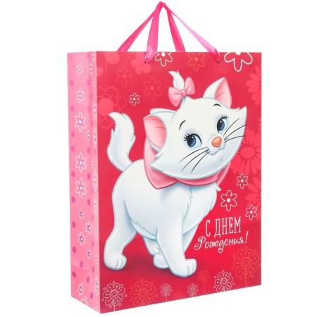 Gift package "Happy Birthday!" 31x40x11 cm, packaging, cats aristocrats-2