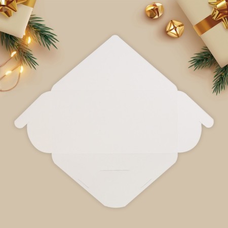 The envelope for the money "Snowflakes", holography, 16.5 x 8 cm, New Year-6