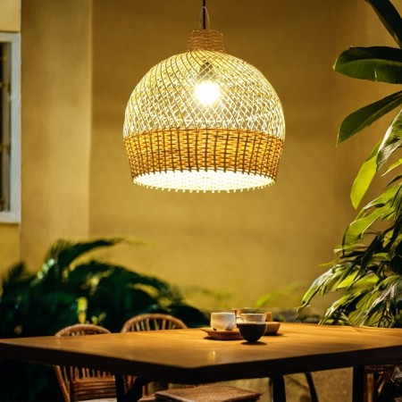 Ceiling Lamp from Rotan Albi, 1 × 120 W, E27, 40 × 40 × 60 cm