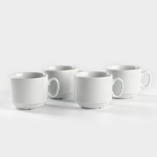 A set of porcelain tea cups 