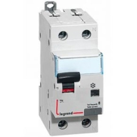 Switch aut. Dif. Legrand current, 1P+n, 2 mod., C 16a, 30ma, type AC 6/10ka DX3, 411002