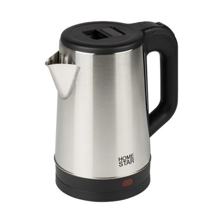 Electric kettle Homestar HS-1041, metal, 1.8 l, 1500 watts, silver-black