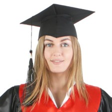 A graduate hat