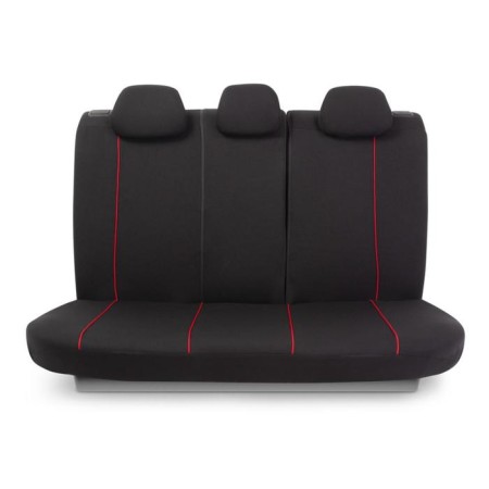 Auto-Cherkhly Flex, wear-resistant polyester, cotton inserts, 2 mm foam, 3D cut, 11 objects, 5 head restraints, 2 lightning, Airbag black and red-2