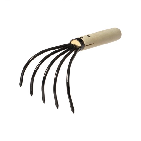 Labber, length 23 cm, 5 teeth, wooden handle, Greengo-2