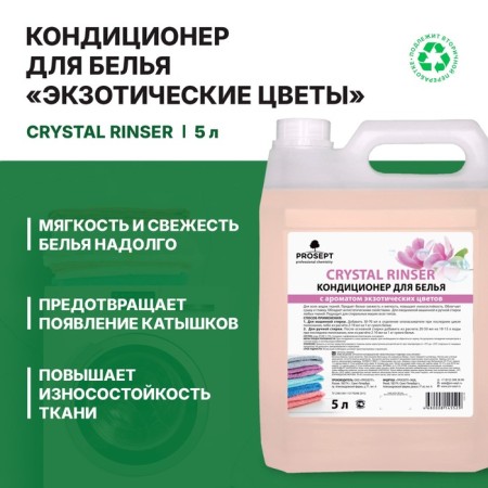 Prosept Crystal Rinser air conditioning, exotic flowers, concentrate, 5 liters-2