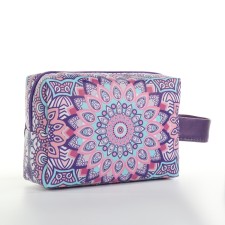 Cosmetic bag Dor ornament, 17*7*11, lightning department, purple