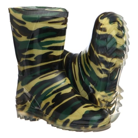Male boots S-10RU, PVC, insulated, camouflage mix, size 39 (247)-2