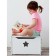 Star of toys chest, white color