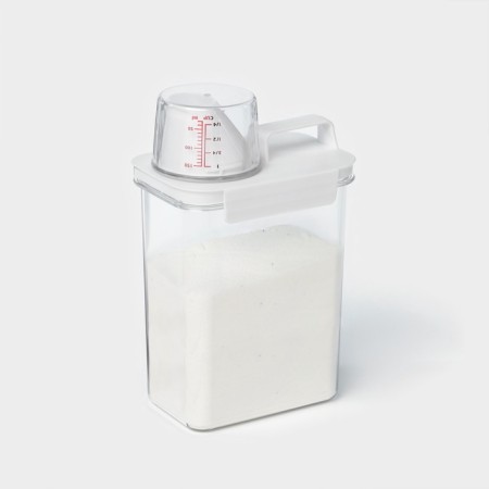 A container for washing powder and air conditioning, with a measured glass, 1800 ml-15
