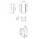 The support of the tundra bar Krep, open, 143x125x60x2 mm, zinc, in packaging 1 pc.