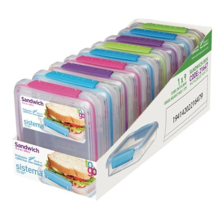 Sandwich container, 450 ml
