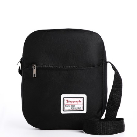 A backpack with a zipper, with USB, 4 outer pockets, bag, pencil case, black color-10