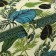 Casket for needlework "Tropical leaves on green" 19x26x14.5 cm