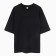 Men's T-shirt from organic cotton Minaku Regular Fit: Black color, rr 48