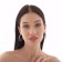 Karma-Karma earrings double circle, color silver, d = 4