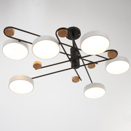 Chandelier 625356/6 LED 78W 3 modes 3000-6000k black-white 96x96x33 cm Bayerlux