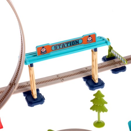 Railway "City", works from batteries-5