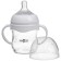 A bottle for feeding Ø50 shg 120 ml., Glass, white color