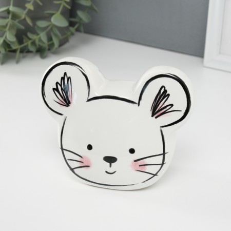 Piggy bank Ceramics "Cute Mouse" 8.9x14.8x11.8 cm-4