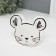 Piggy bank Ceramics "Cute Mouse" 8.9x14.8x11.8 cm