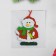 Set for creativity - Create a Christmas tree decoration from a felt "Snowman with a gift"