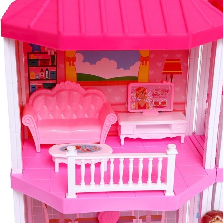 Townhouse doll House, with a doll and accessories-3