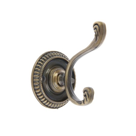 Furniture tundra hook TKD013, two -rod, bronze