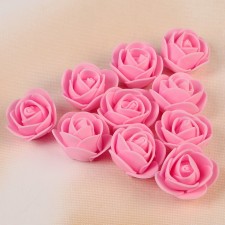 A set of colors for decor from foamiran, d = 3 cm, 10 pcs, pink