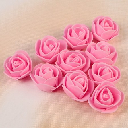 A set of colors for decor from foamiran, d = 3 cm, 10 pcs, pink