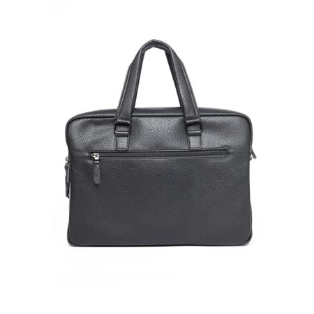 Male portfolio, eco-leather, de-gosa black, 39x10x29 cm-1