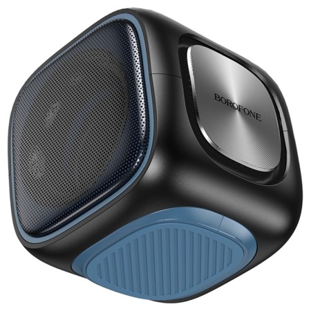 Portable column Borofone BR29, 1200 mAh, 7 W, BT 5.3, FM, TF cards, USB, AUX, Black-3
