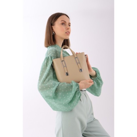 Lightning bag, beige color-3