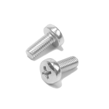 Screw, with a semicircular head, galvanized, Din7985, M5x12 mm, 1000 pcs
