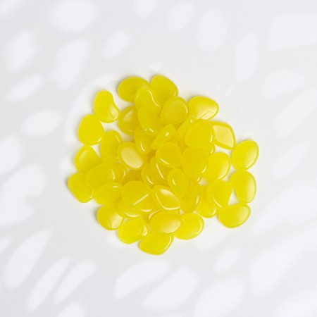 Lighting decor "Galki" yellow, 100g / fraction 2-3cm-4