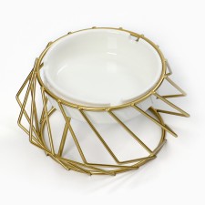 Ceramic ashtray on a stand 6 x12 cm
