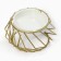 Ceramic ashtray on a stand 6 x12 cm