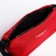 Youth bag with zipper, red color