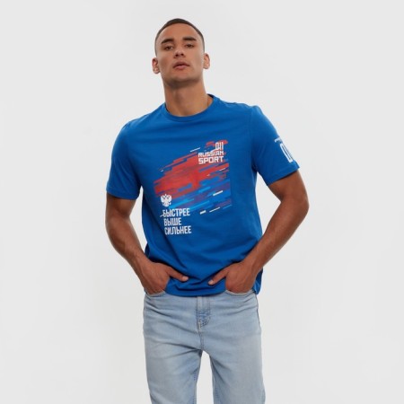 President T -shirt is faster. Fore. Sitter, size L, Blue color-6