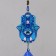 Wind music Metal from the evil eye "Fatima hand" 3 bells 45 cm