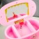 Musical Mechanical Mechanical "Princess chest" Pink 17.5.20x11 cm