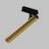 Technical TR141-1-6W3K-M-M-FOCUS T, 81.5x30x235 mm, LED, 6W, 280LM, 3000K, Black and Brass Currer Pinat