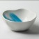 Basilnik ceramic uneven edge "Divorces", 600 ml, 17 cm, white color