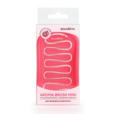 Mini comb for dry and wet hair Solomeya, with a strawberry aroma
