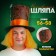 Carnival hat "Cylinder" with hair rr 56-58