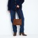 Love bag with lightning, brown color